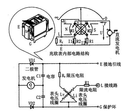兆欧表内部线路
